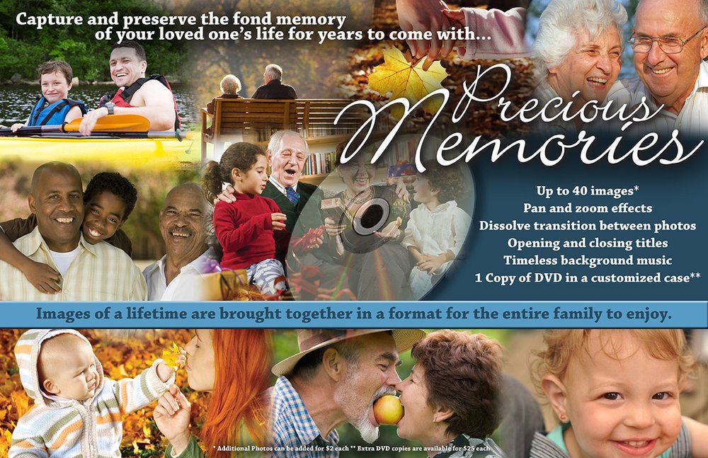 Precious Memories - Memorial Video Tribute | DVD